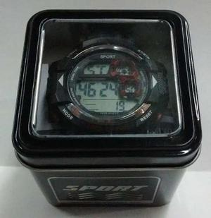 Reloj Deportivo Digital Sumergible Luz Alarma Cronometro