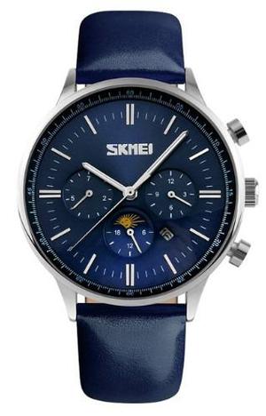 Skmei - Reloj Hombre Cuero Clásico Moderno Elegante