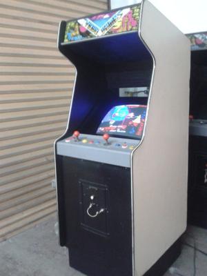 videojuego arcade retro street figter o mortal kombat doble