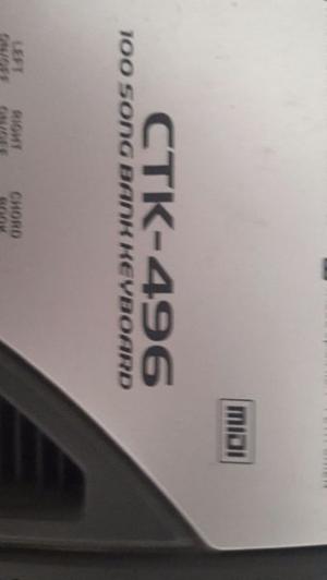 Teclado casio ctk-496