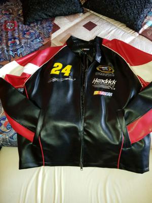 Campera de cuero NASCAR