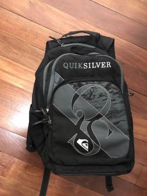 Mochila Quiksilver hombre y mujer grande gris y negra