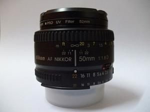 Objetivo Nikon 50mm fijo 1.8D