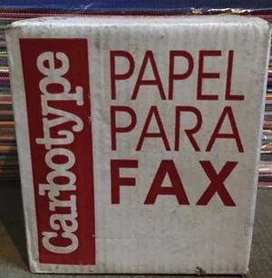 Rollo Para Fax Carbotype 216 Mm X25mts Caja X 50 Unidades