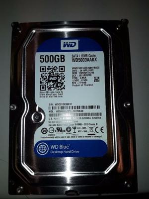 VENDO LA PLATA Disco Rigido Western Digital Blue 500 Gb.