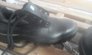 Zapato De Trabajo Y Seguridad Ombu Negro C/Puntera Acero