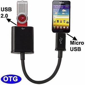cable adaptador otg micro usb para celular tablet