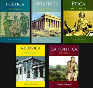 Aristóteles Lote X 5 Libro Ética Retórica Política