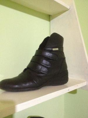 Botas botinetas de cuero vacuno, súper cómodas, nro 38,