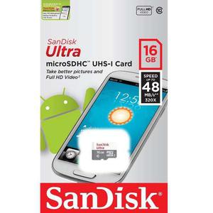 Lanus! Sandisk Memoria Micro Sd 16gb Clase 10 Full Hd!