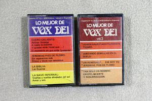 Lote Cassettes de Vox Dei - Lo Mejor de Vox Dei Vol. 1 y 2