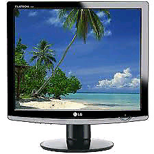 Monitor lg s con cables. Garantia. Es un local