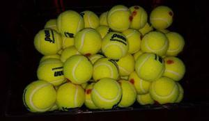 Pelotas De Tenis Usadas, Ideal Escuelita +(Encordados)