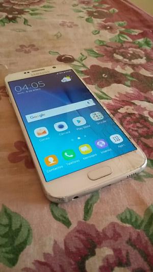 Samsung s6 flat con detalles libre