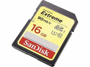 Sandisk Extreme 90mb/s Xgb Sdhc U3 C10. Fact A O B