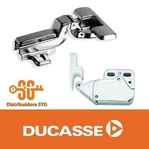 Bisagras Push On Ducasse X 4 Un + 2 Retenes Puerta Mueble