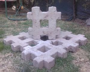 Bloque de cemento para jardin