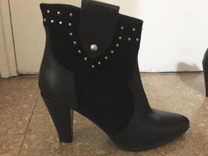 Botas "Gravagna" talle 38 de cuero vacuno y forradas por