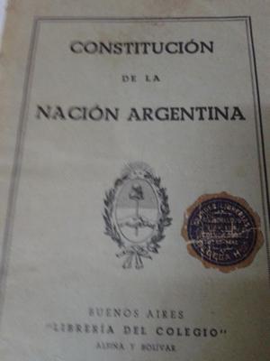 Constitucion De La Nacion Argentina E. Libreria del colegio