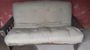 LIQUIDO FUTON DE 3 CUERPOS CON COLCHON DE 2 PLAZAS