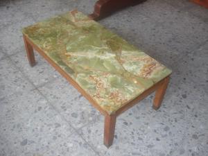 Mesa Ratona Mármol Con Base De Patas De Bronce OFERTA