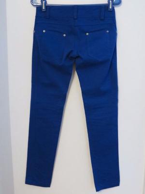 Pantalón chupin elastizado azul