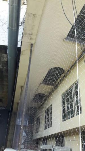 Red de preteccion nylon transparente para balcones
