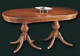 mesas de madera con patas torneadas y torneados en gral.