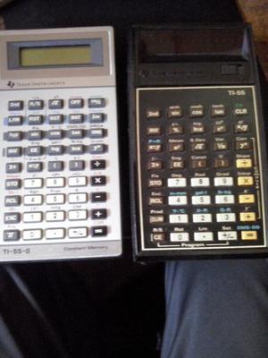 2 calculadoras cientificas marca Texas Instrument