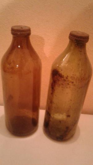Botella de aceite antigua