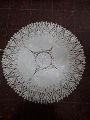 Carpeta de plástico símil crochet 90 cm.