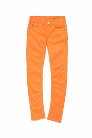 Jean color naranja talle 24 nuevo