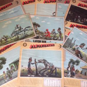 Láminas originales del Almanaque Alpargatas de Molina