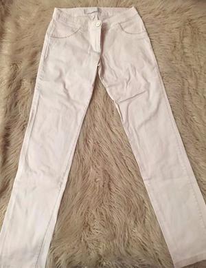 Pantalon Elastizado Tucci Blanco (NUEVO) T: 27