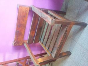 Sillón de madera