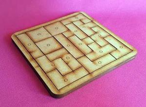 Tetris Rompecabeza Puzzle Fibrofacil Juego Madera Souvenir