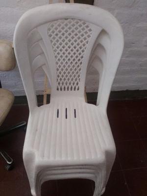 Vendo sillas plasticas reforzadas