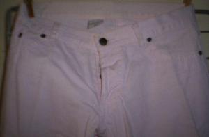 pantalon t38 marca mini jeans rosa+botones en frente