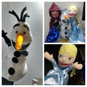 titeres de FROZEN:ANA,ELSA Y OLAF