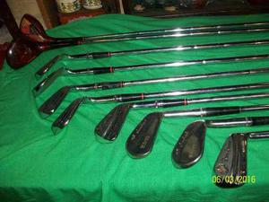 Antiguo Lote De Palos De Golf,carro,vintage,coleccion