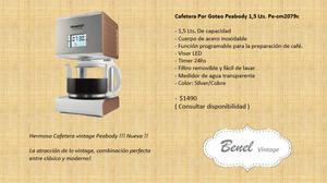 Cafetera Por Goteo Peabody 1,5 Lts. Pe-cmc