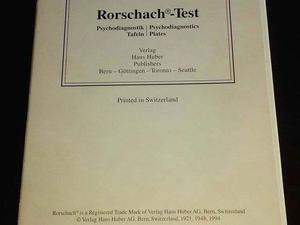 Láminas Test Rorschach originales casi nuevas