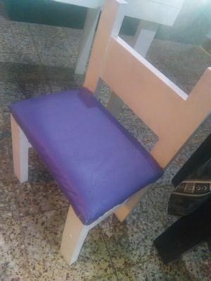 Mesa con sillitas para niños, hermosas!!