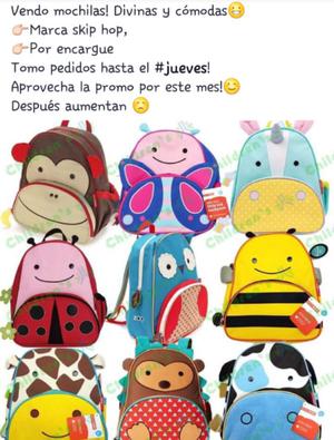 Mochilas! Muy lindas 