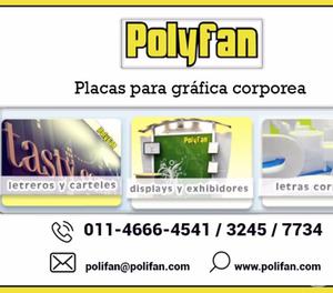 POLIFAN PLACAS PARA GRAFICA CORPOREA