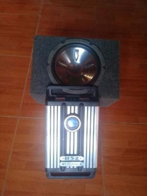 potencia y subwoofer vendo o permuto