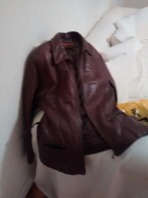 CAMPERA SACO, MARRON TALLE 44, FORRADO MATELASEADO,