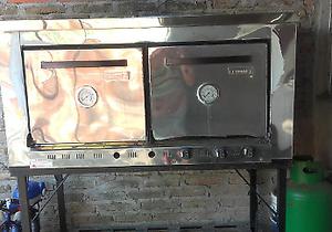 Horno pizzero de seis moldes