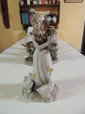 Vendo Estatuillas De Porcelana Antiguas!!