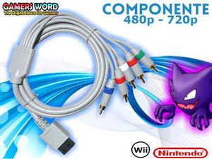 Cable Componente Nintendo Wii - Wii U Rosario